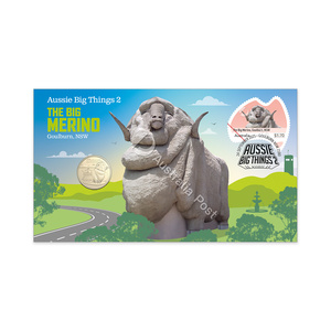 2025 Aussie Big Things 2 Postal Numismatic Cover (PNC) &ndash; The Big Merino product photo
