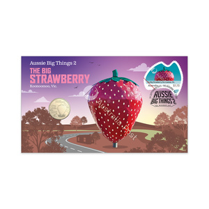 2025 Aussie Big Things 2 Postal Numismatic Cover (PNC) &ndash; The Big Strawberry product photo