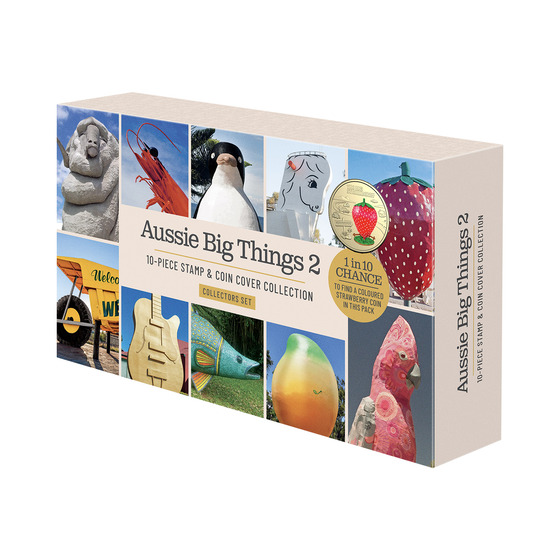 2025 Aussie Big Things 2 Postal Numismatic Cover (PNC) Boxed Set product photo Internal 1 DETAILS