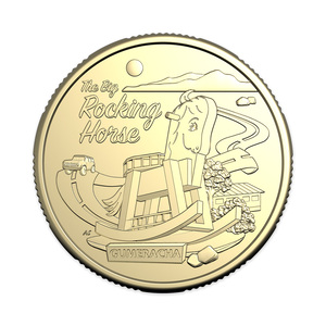 2025 Aussie Big Things 2 $1 AlBr Uncirculated &ndash; The Big Rocking Horse product photo
