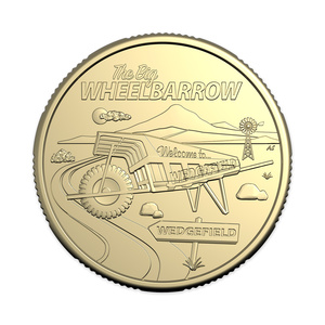 2025 Aussie Big Things 2 $1 AlBr Uncirculated &ndash; The Big Wheelbarrow product photo