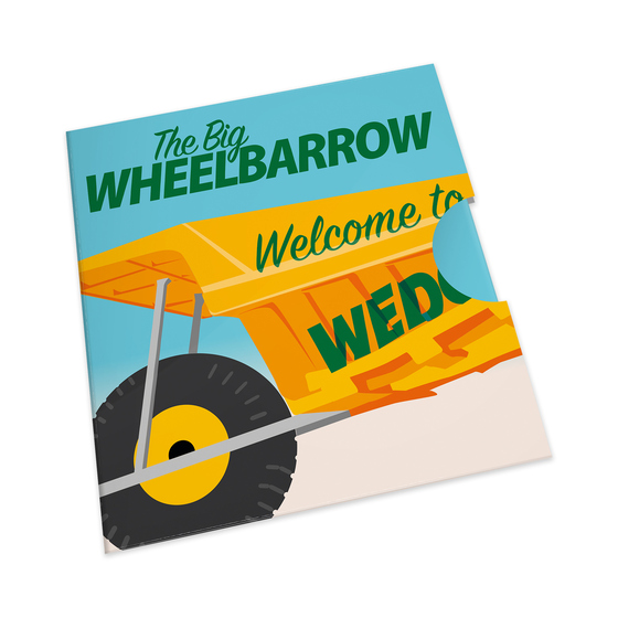 2025 Aussie Big Things 2 $1 AlBr Uncirculated &ndash; The Big Wheelbarrow product photo Internal 3 DETAILS