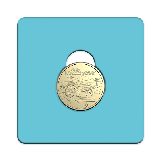 2025 Aussie Big Things 2 $1 AlBr Uncirculated &ndash; The Big Wheelbarrow product photo Internal 4 DETAILS