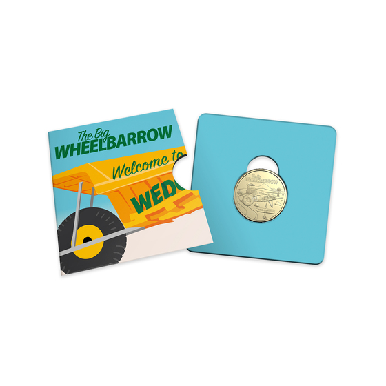 2025 Aussie Big Things 2 $1 AlBr Uncirculated &ndash; The Big Wheelbarrow product photo Internal 5 DETAILS
