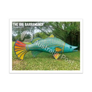 2025 Aussie Big Things 2 Postcard &ndash; The Big Barramundi product photo