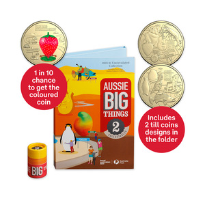 2025 Aussie Big Things 2 – 12-coin Folder and Tube Set product photo