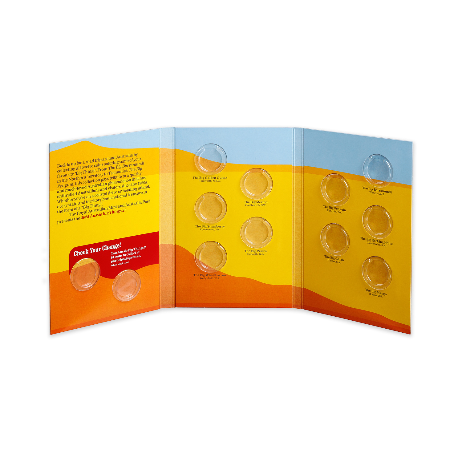 2025 Aussie Big Things 2 – 12-coin Folder and Tube Set - Aussie Big ...