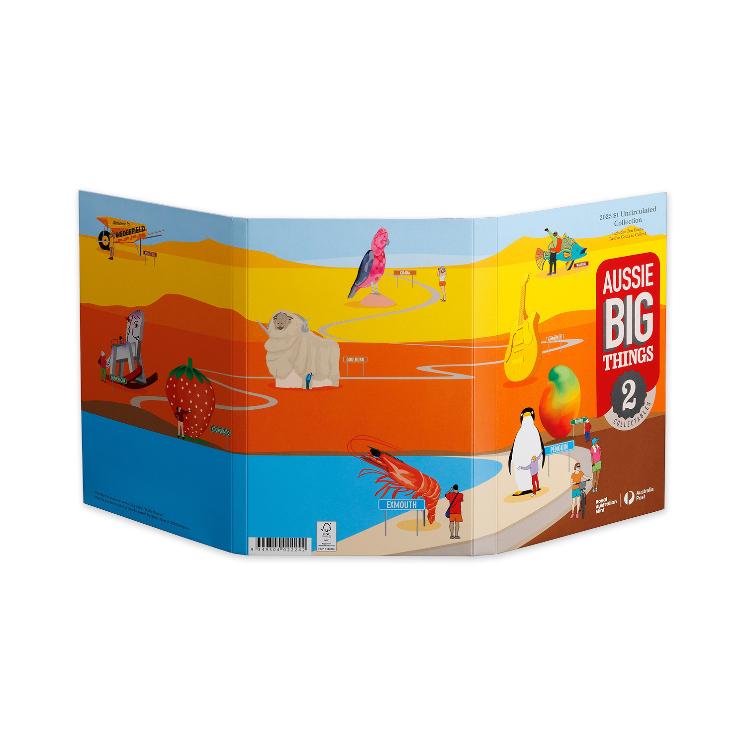 2025 Aussie Big Things 2 – 12-coin Folder and Tube Set - Aussie Big ...