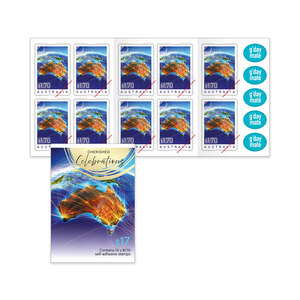 Cherished Celebrations Self-Adhesive booklet of 10 x $1.70 &ndash; Map product photo