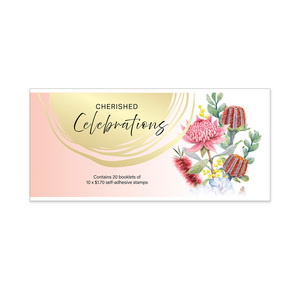 Cherished Celebrations Chequebook of 200 x $1.70 &ndash; Native Flowers product photo