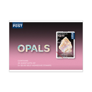 Opals Chequebook of 100 x $3.50 International Rate product photo