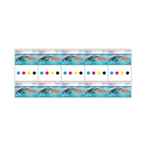Australian Antarctic Territory &ndash; Antarctic Krill Gutter Strip of 10 x $3.40 Stamps (Crabeater Seal) product photo