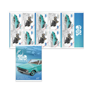 Ford: 100 Years in Australia (Mixed Model T & XP) Self-Adhesive Booklet of 10 x $1.70 product photo