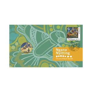 Ngana Nyitting &ndash; The Art of Kevin Bynder Black Cockatoo Postal Numismatic Cover (PNC) product photo