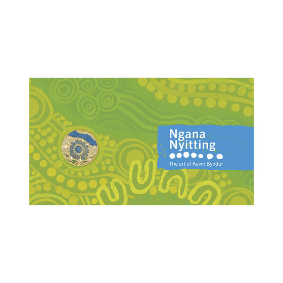 Ngana Nyitting &ndash; The Art of Kevin Bynder Blue River Postal Numismatic Cover (PNC) product photo Internal 2 DETAILS