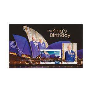 The King's Birthday Minisheet product photo
