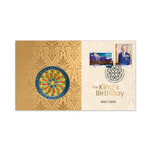 The King's Birthday King's Birthday Medallion Cover product photo