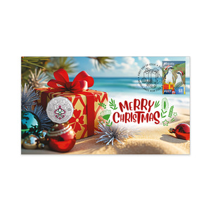 2025 Christmas-Secular Christmas Festive Floral Postal Numismatic Cover (RAM) product photo