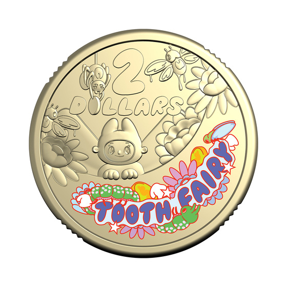 2026 $2 AlBr Uncirculated Coin &ndash; Tooth Fairy - Coin in Card product photo Internal 2 DETAILS