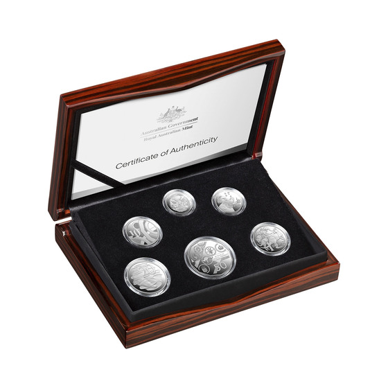 2026 Six-Coin Silver Proof Year Set &ndash; 60th Anniversary of Decimal Currency product photo Internal 1 DETAILS
