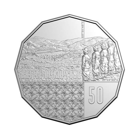2026 50c CuNi Uncirculated Coin &ndash; 75th Anniversary of the Battle of Kapyong product photo Internal 2 DETAILS