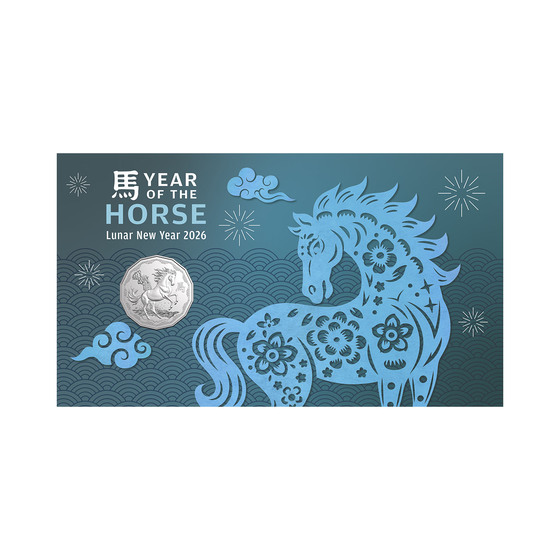 Christmas Island 2026 Lunar New Year &ndash; Year of the Horse Postal Numismatic Cover (RAM) product photo Internal 3 DETAILS