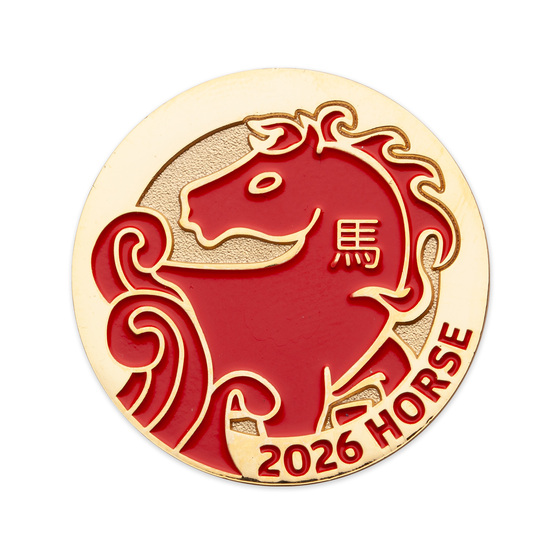 Christmas Island 2026 Lunar New Year &ndash; Year of the Horse Lunar New Year Horse Medallion in Card product photo Internal 1 DETAILS
