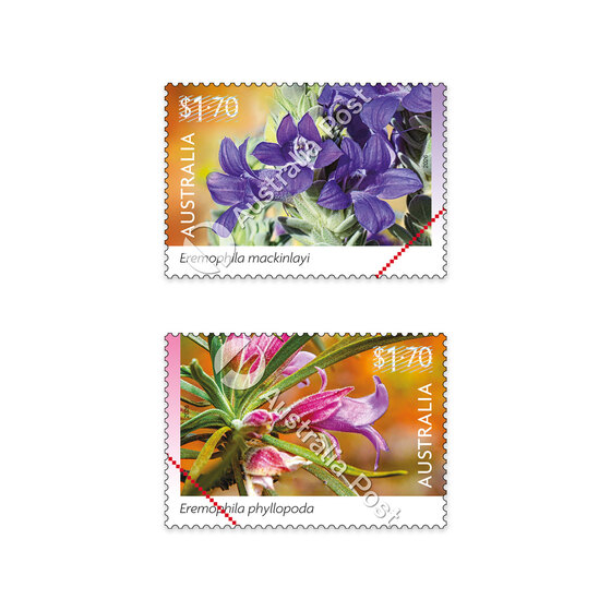 Eremophilas &mdash; Desert Loving Flowers Set of Stamps (2 x $1.70) product photo Internal 1 DETAILS