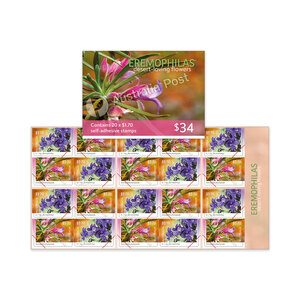 Eremophilas &mdash; Desert Loving Flowers Self-Adhesive Booklet of 20 x $1.70 (Mixed) product photo