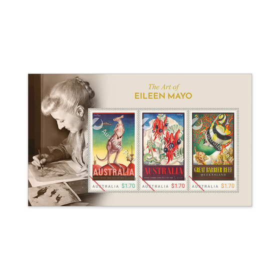 The Art of Eileen Mayo Minisheet product photo Internal 1 DETAILS