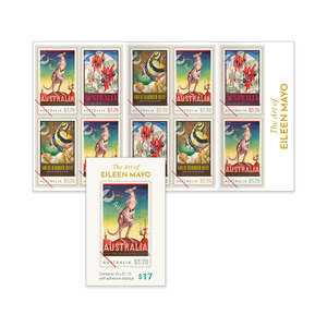 The Art of Eileen Mayo Self-Adhesive Booklet of 10 x $1.70 (Mixed) product photo