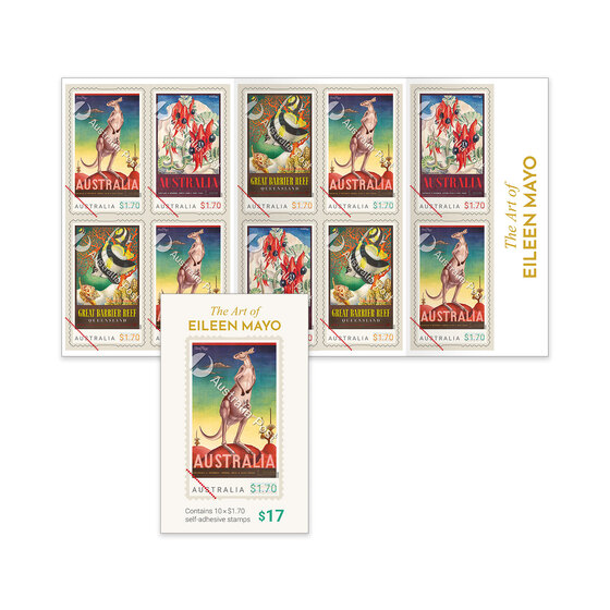The Art of Eileen Mayo Self-Adhesive Booklet of 10 x $1.70 (Mixed) product photo Internal 1 DETAILS