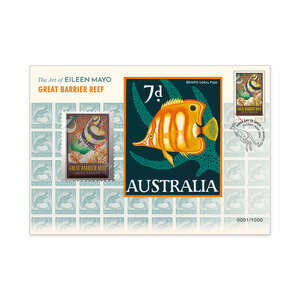 The Art of Eileen Mayo Medallion Cover &mdash; The Great Barrier Reef product photo