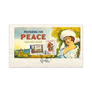 2026 ANZAC Day &ndash; Preparing for Peace First Day Cover (Minisheet) product photo