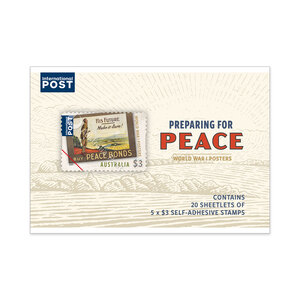 2026 ANZAC Day &ndash; Preparing for Peace Chequebook of 100 x $3 product photo