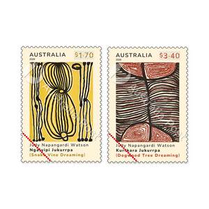 Healing - The Art of Bush Medicine - Stamps (1 x $1.70, 1  x $3.40) product photo
