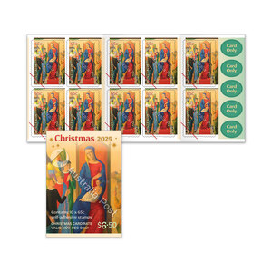 2025 Christmas-Religious Self Adhesive Booklet of 10 x 65c product photo
