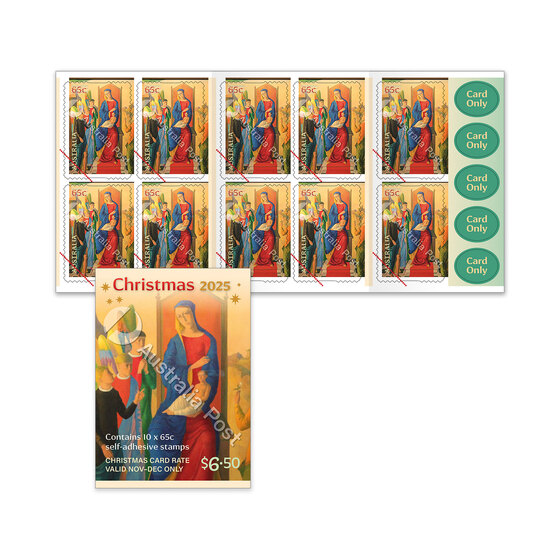 2025 Christmas-Religious Self Adhesive Booklet of 10 x 65c product photo Internal 1 DETAILS