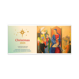 2025 Christmas-Religious Chequebook of 20 x 10 x 65c product photo