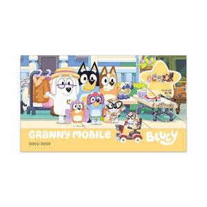 Bluey 2026 Stamp and Pin Cover &ndash; Granny Mobile product photo