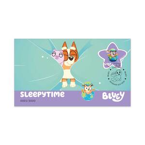 Bluey 2026 Stamp and Pin Cover &ndash; Sleepy Time product photo