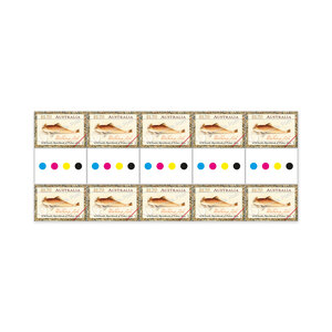 William Buelow Gould Sketchbook of Fishes Gutter Strip 10 x $1.70 &mdash; Walking Fish product photo