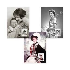 100 Years of Queen Elizabeth's Birth Maxicard (Set of 3) product photo