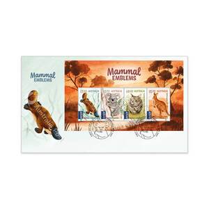 Mammal Emblems (Part One) - First Day Cover (Minisheet) product photo