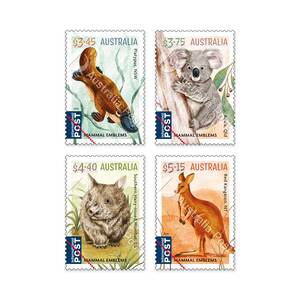 Mammal Emblems (Part One) - Stamps (1 x $3.45, 1 x $3.75, 1 x $4.40, 1 x $5.15) product photo
