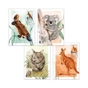 Mammal Emblems (Part One) - Maxicard (Set of 4) product photo