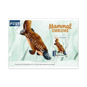 Mammal Emblems (Part One) - Chequebook of 20 x 5 x $3.45 product photo