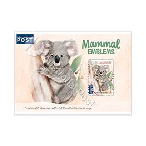 Mammal Emblems (Part One) - Chequebook of 20 x 5 x $3.75 product photo