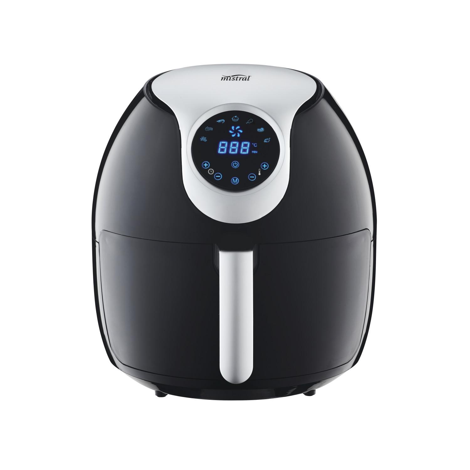 Mistral 10L Digital Healthy Air Fryer Black - Home appliances