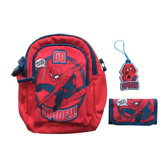 Licensed Backpack & Wallet Set Spiderman Bags and Backpacks
